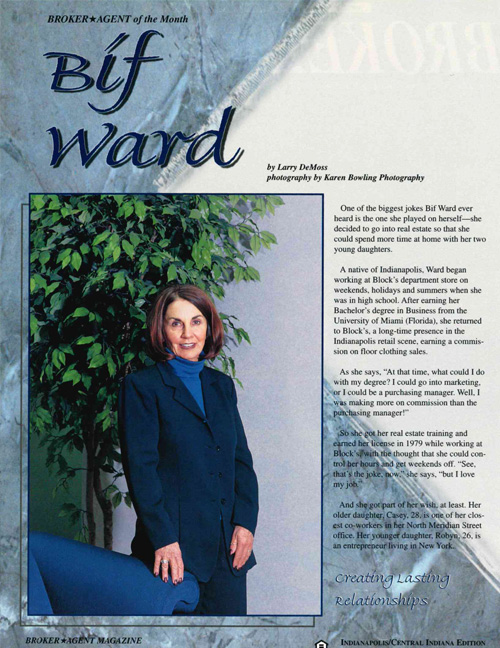 Bif Ward – Tucker’s A-Ward Winner