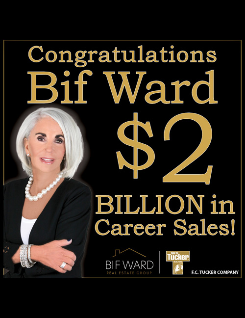 Bif is recognized by F.C. Tucker Company for Reaching $2 Billion in Career Sales